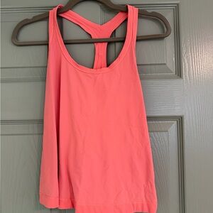 lululemon athletica Coral Pink Racerback Tank